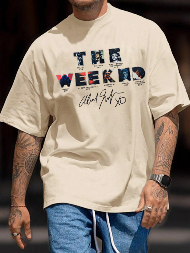 Theweeknd 2025 print Tee/Sweatshirt/Hoodie
