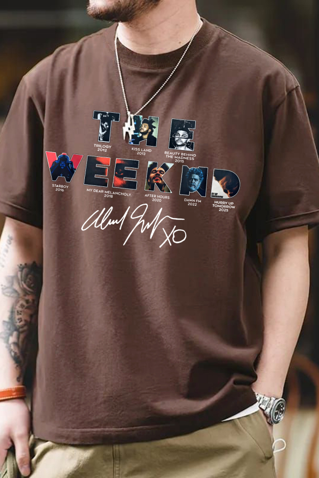 Theweeknd 2025 print Tee/Sweatshirt/Hoodie