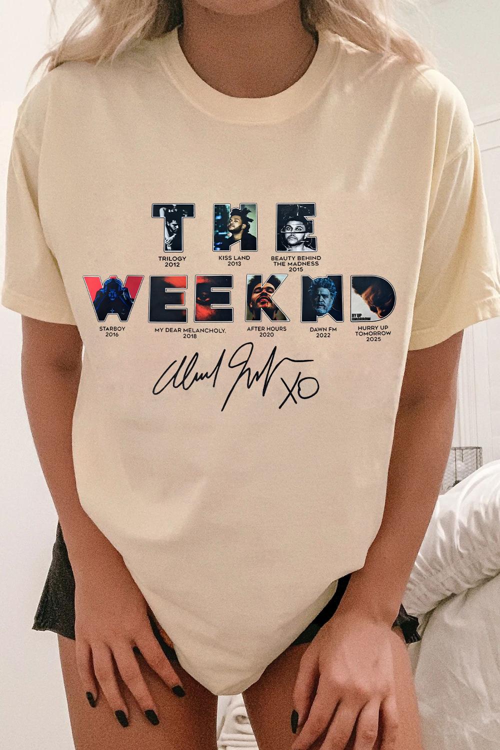 Theweeknd 2025 print Tee/Sweatshirt/Hoodie