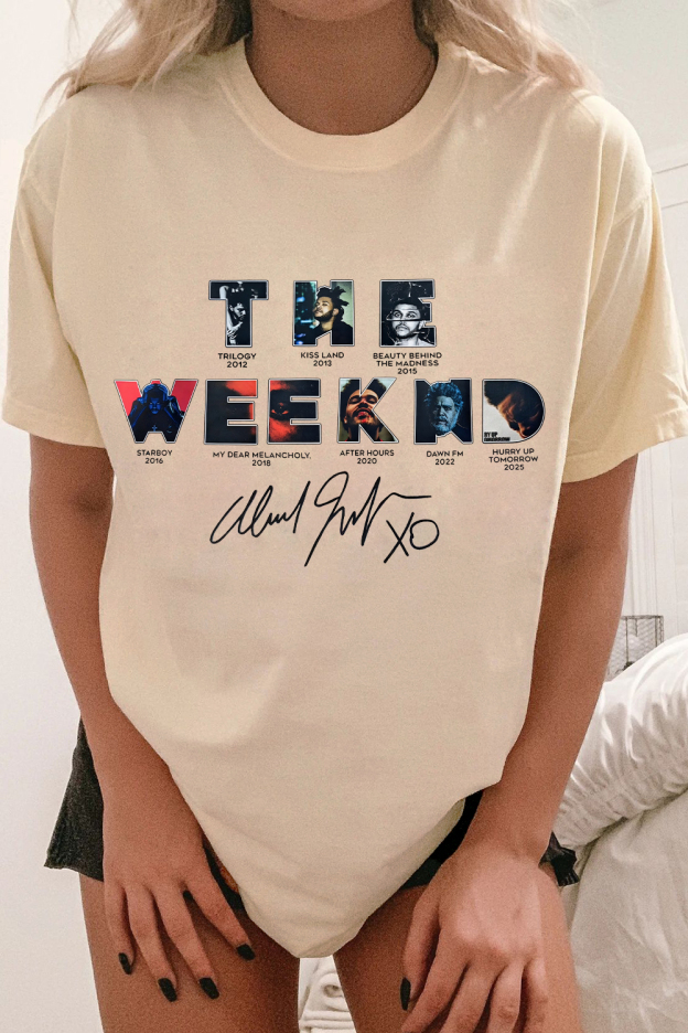 Theweeknd 2025 print Tee/Sweatshirt/Hoodie
