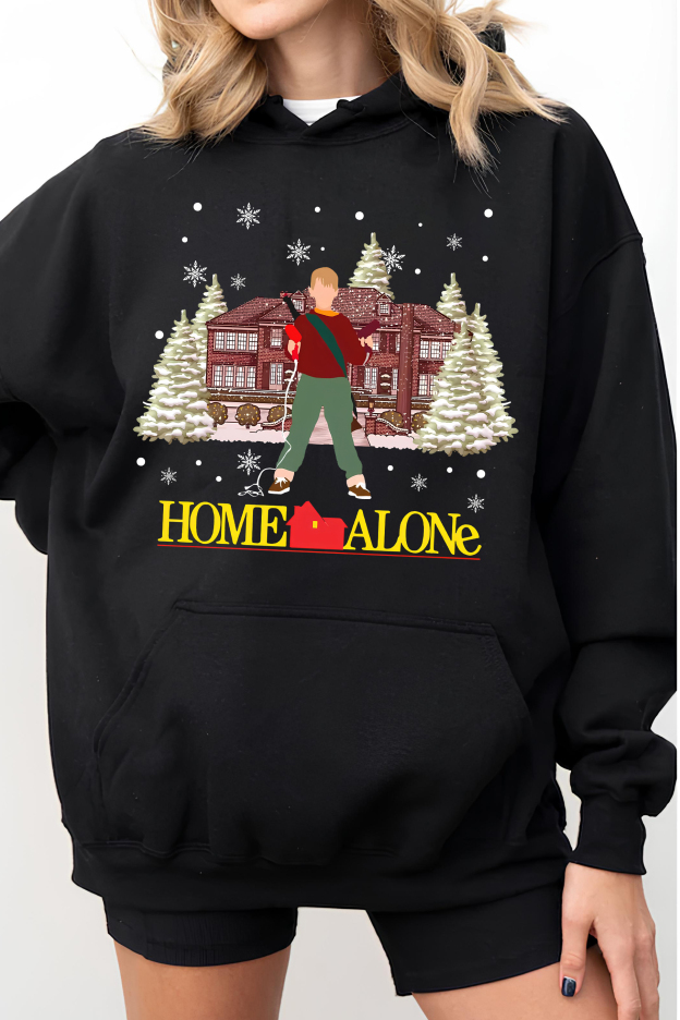 Home Alone Christmas Fleece Sweatshirt For Women