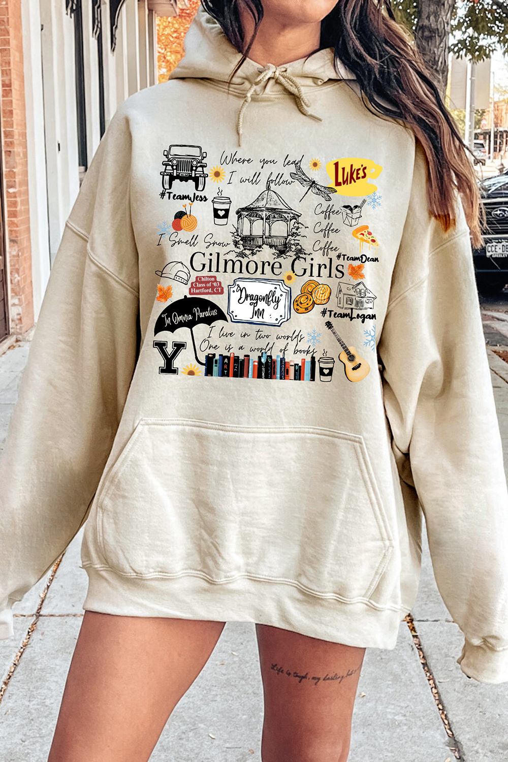 Gilmore Girls Tv Show Merch Fleece Hoodie For Women