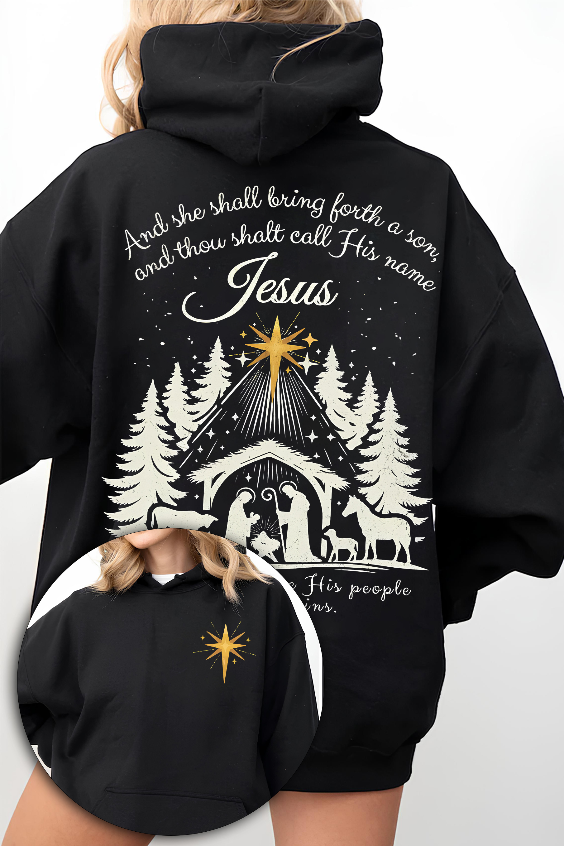 She Shall Bring Forth a Son Fleece Sweatshirt  For Women