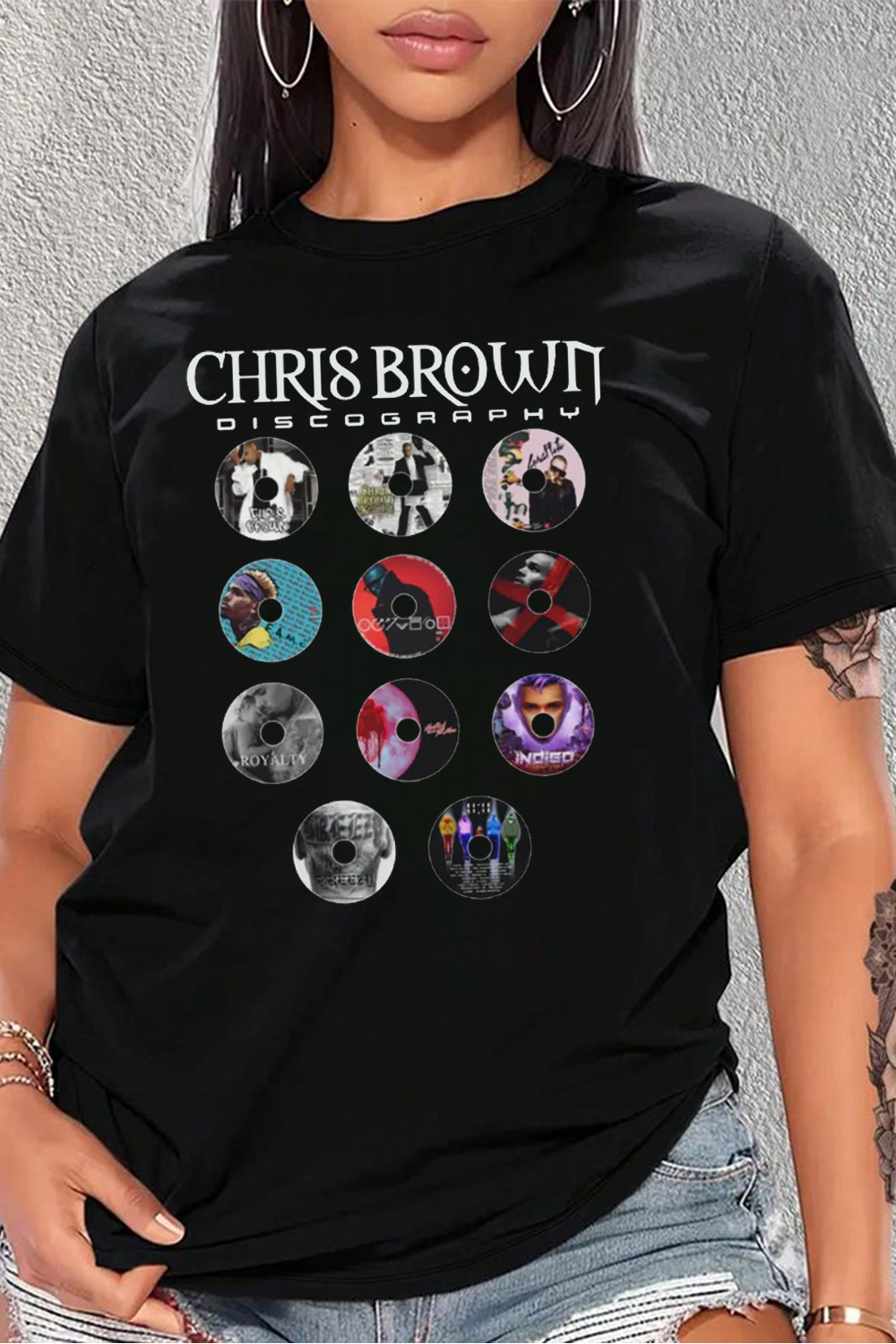 Chris Brown fans Printed Women Shirt