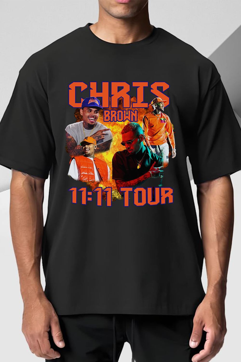 Chris brown fans short-sleeved T-shirt For Men
