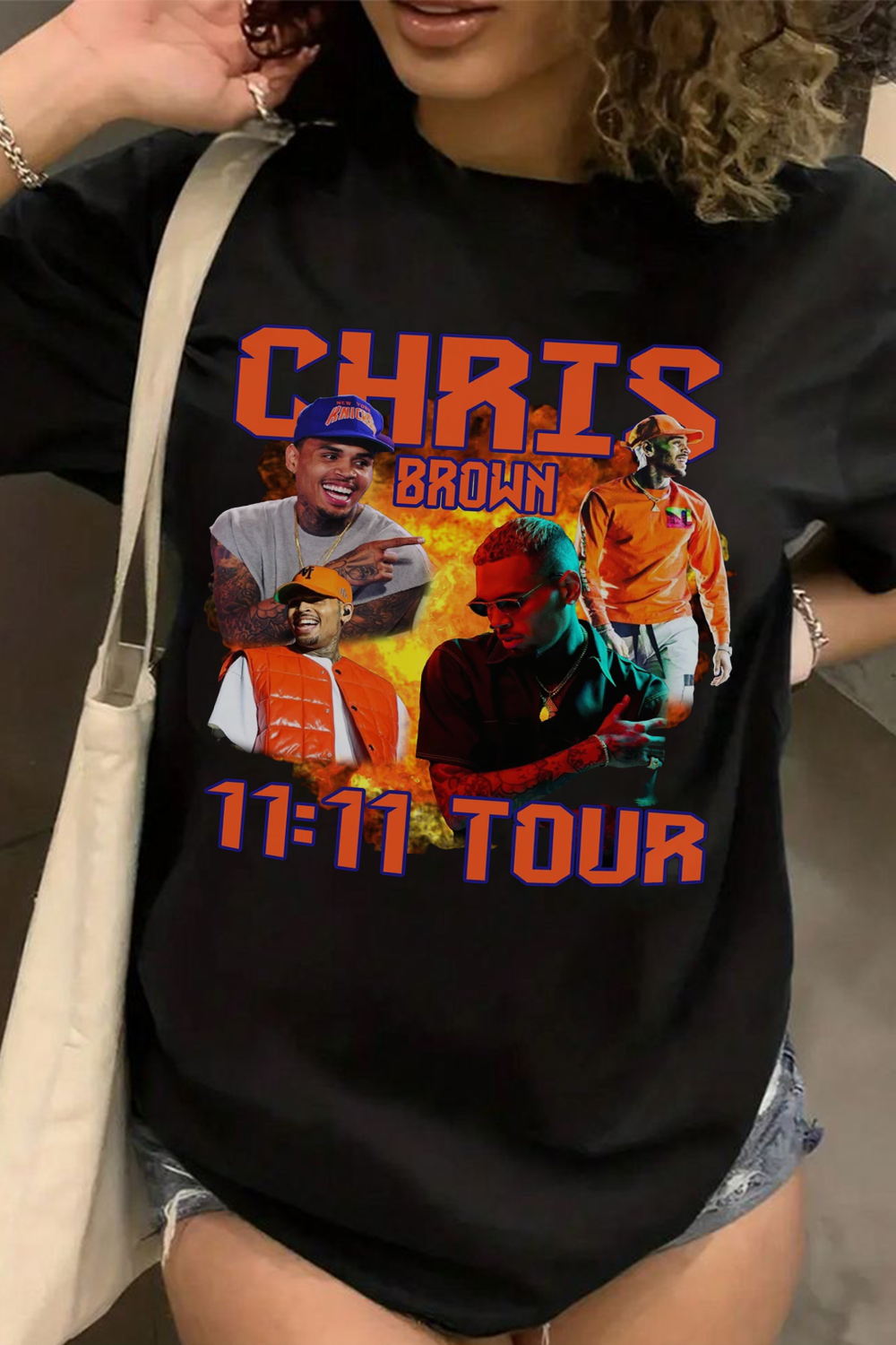 Chris brown fans short-sleeved T-shirt For Women