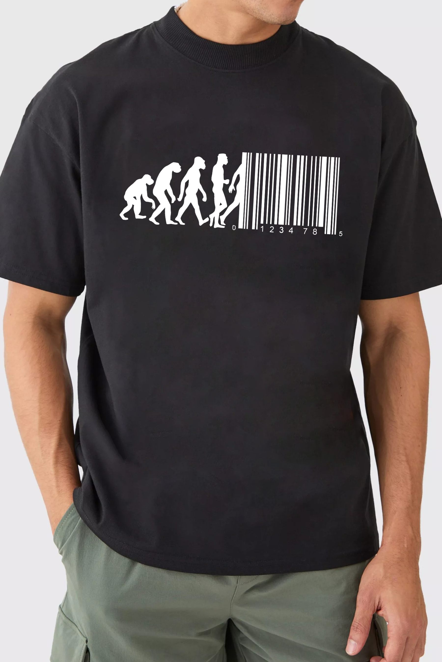 Regression Of Man Barcode T-Shirt