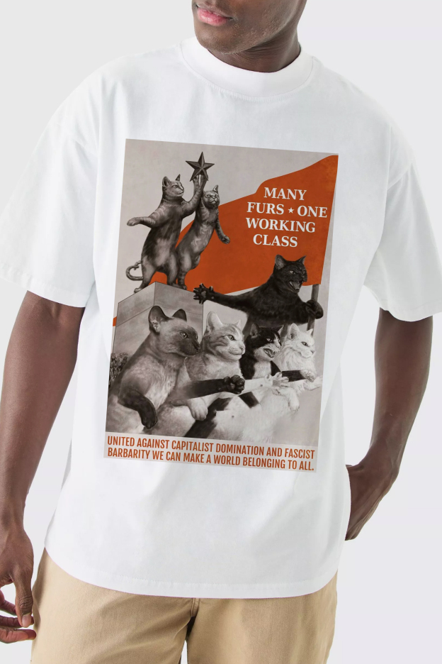 Many Furs One Working Class T-Shirt For Men