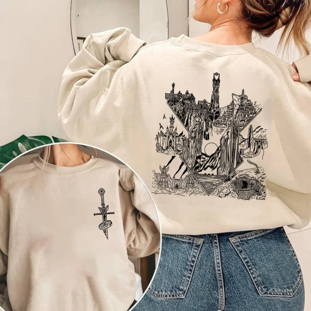 LOTR Middle Earth Inspired Sweatshirt For Women
