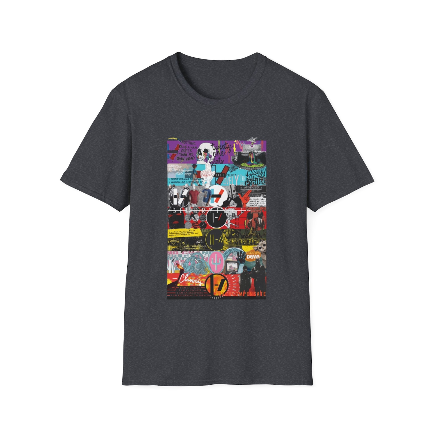 Twenty One Pilots Vintage Album Shirt-MEN