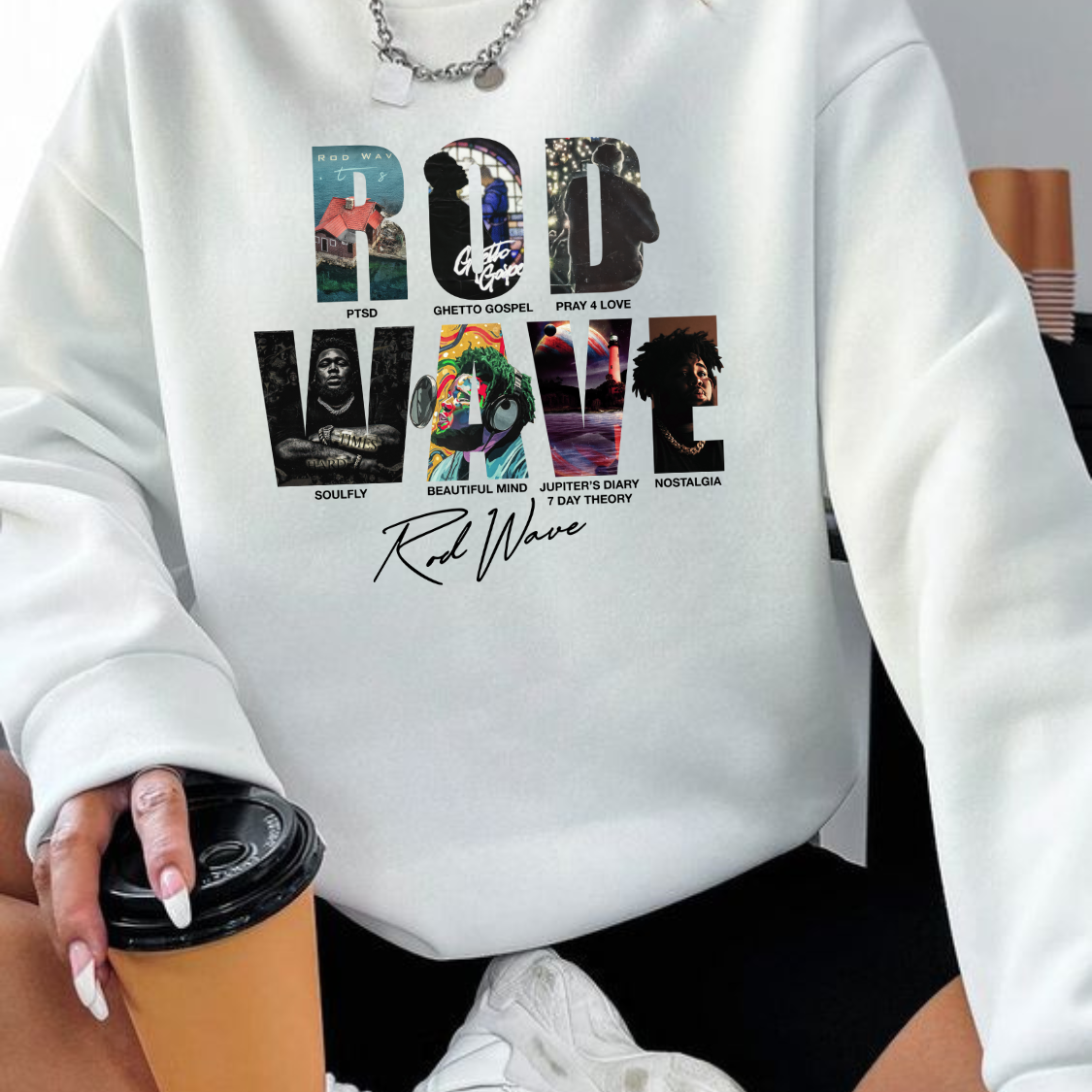 Rod Wave Words Full Album Sweatshirt