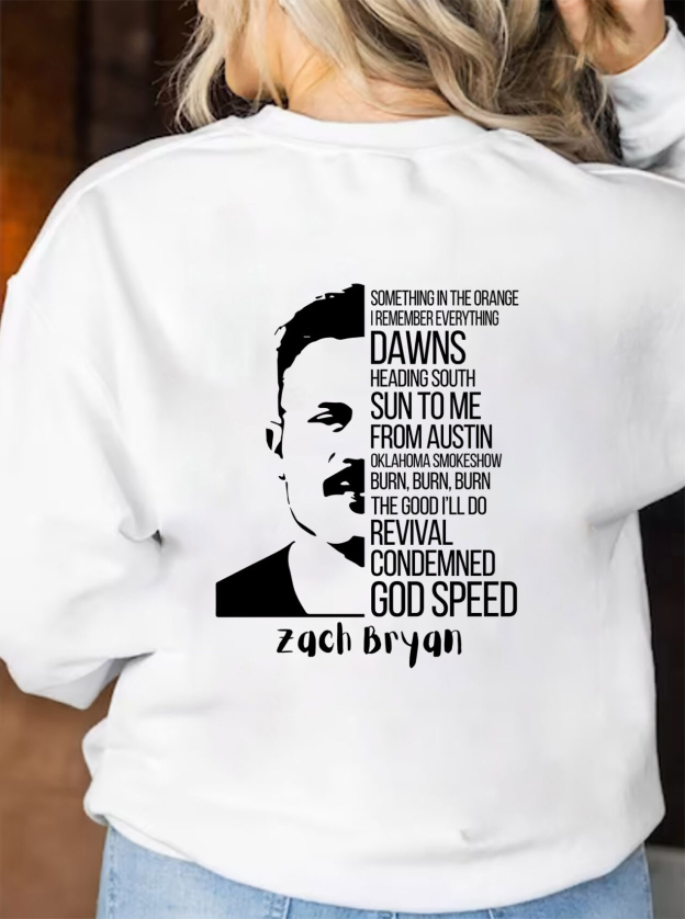 Zach Bryan Sweatshirt Two Sides