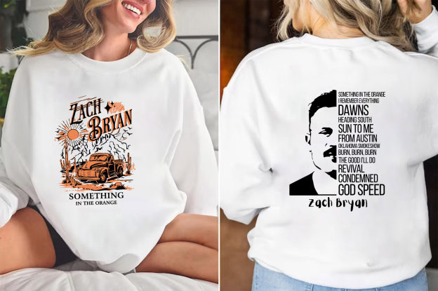 Zach Bryan Sweatshirt Two Sides