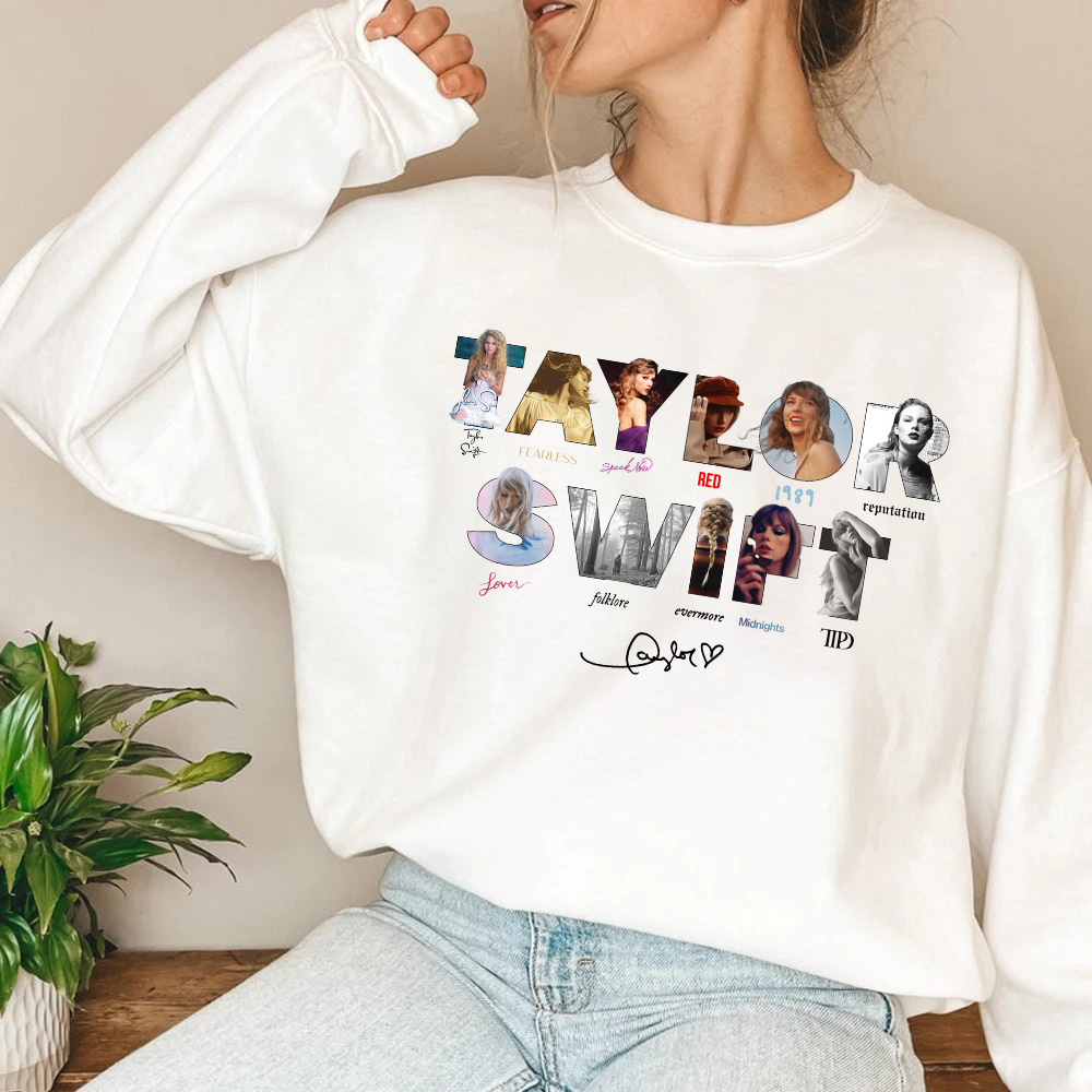 Taylor Swift Album Cover Sweatshirt