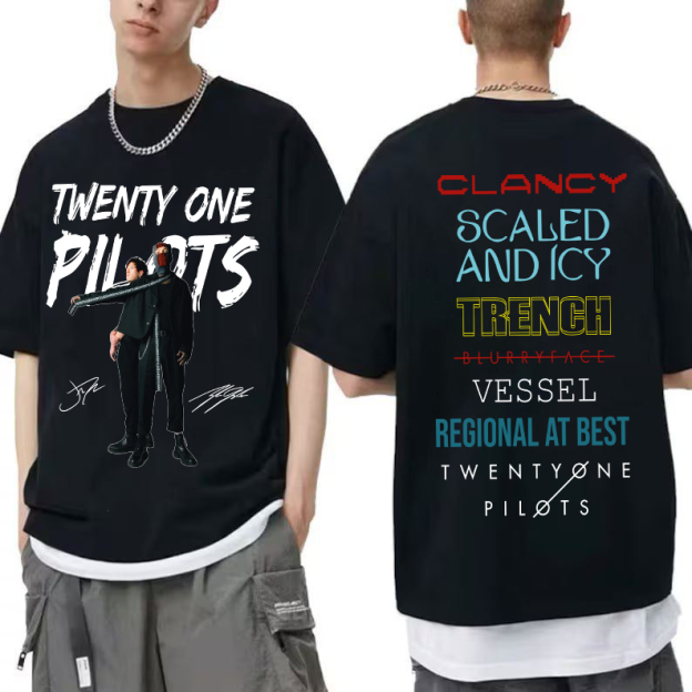 Twenty One Pilots Both Side T-Shirt-MEN