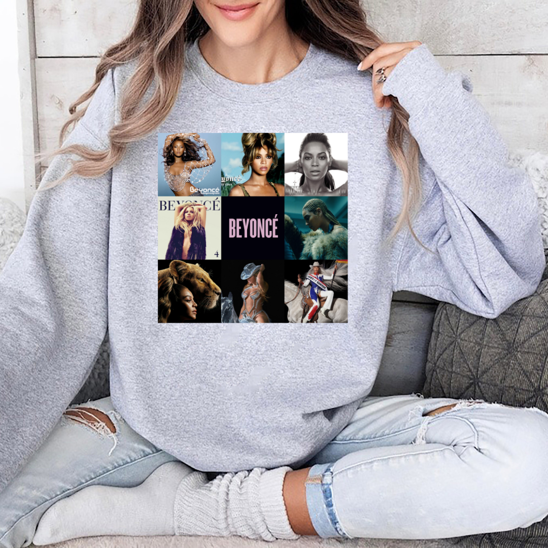 Beyonce Albums Cover Sweatshirt