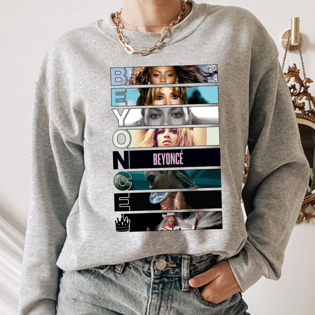 Vintage Beyonce Albums Cover  Sweatshirt