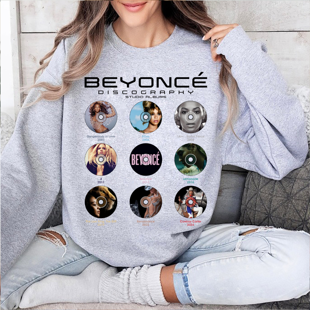 Beyonce Discography Albums Cover Sweatshirt