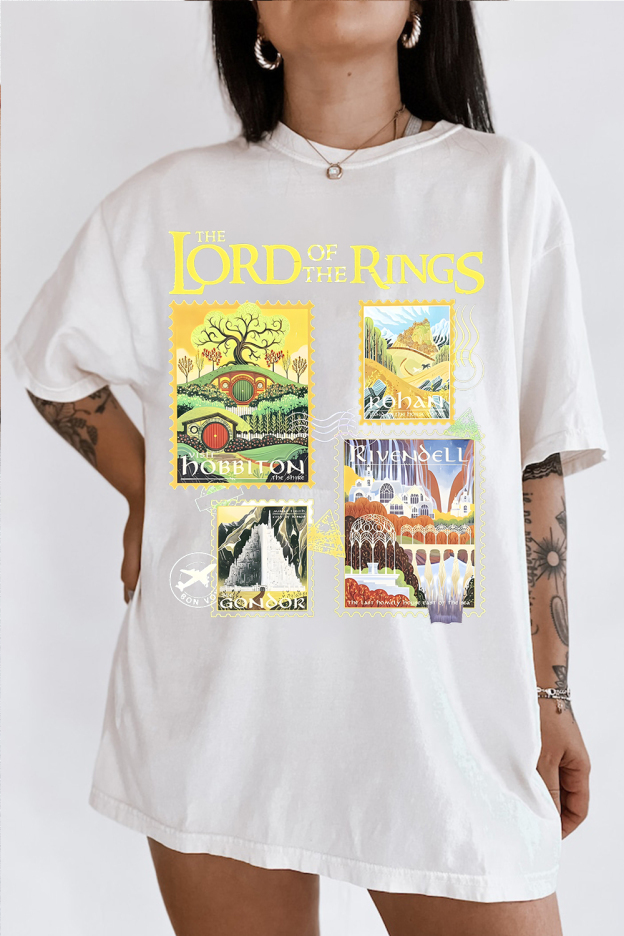 LOTR- Vintage Poster Stamp Tshirt