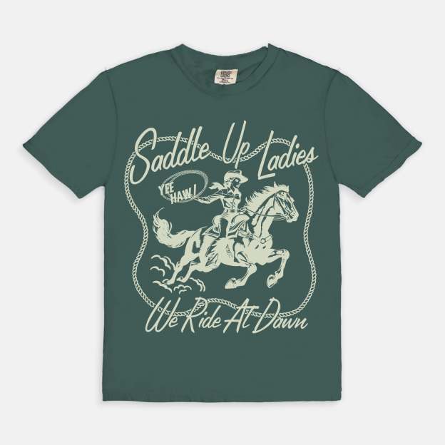 Saddle Up Ladies Tee