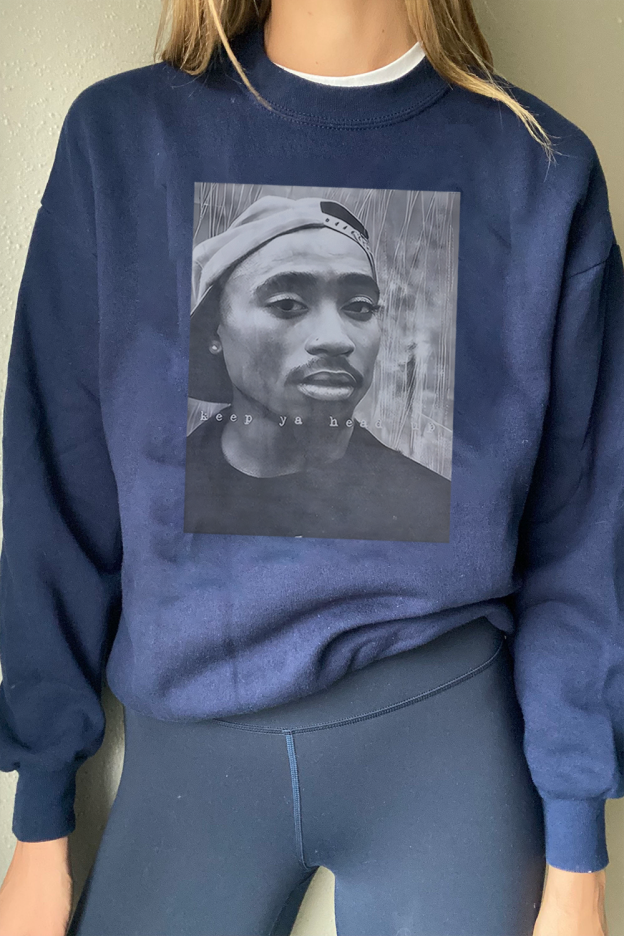 2Pac 90s Rappers Graphic sweatshirt For Women