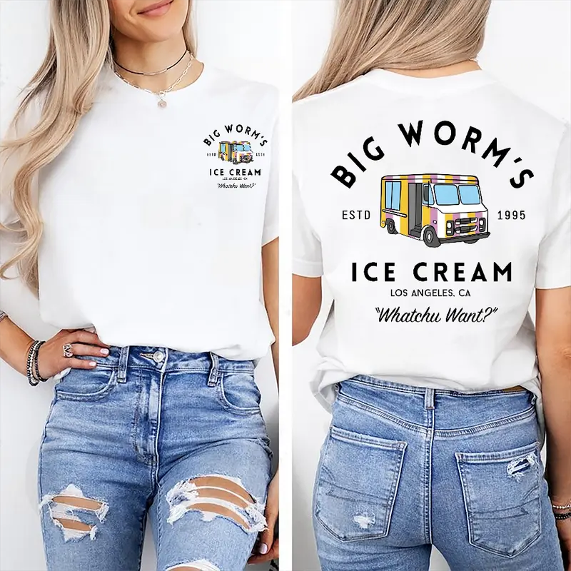 Big Worm's Ice Cream "Whatchuwant" T-Shirt – Classic Friday Movie Tee