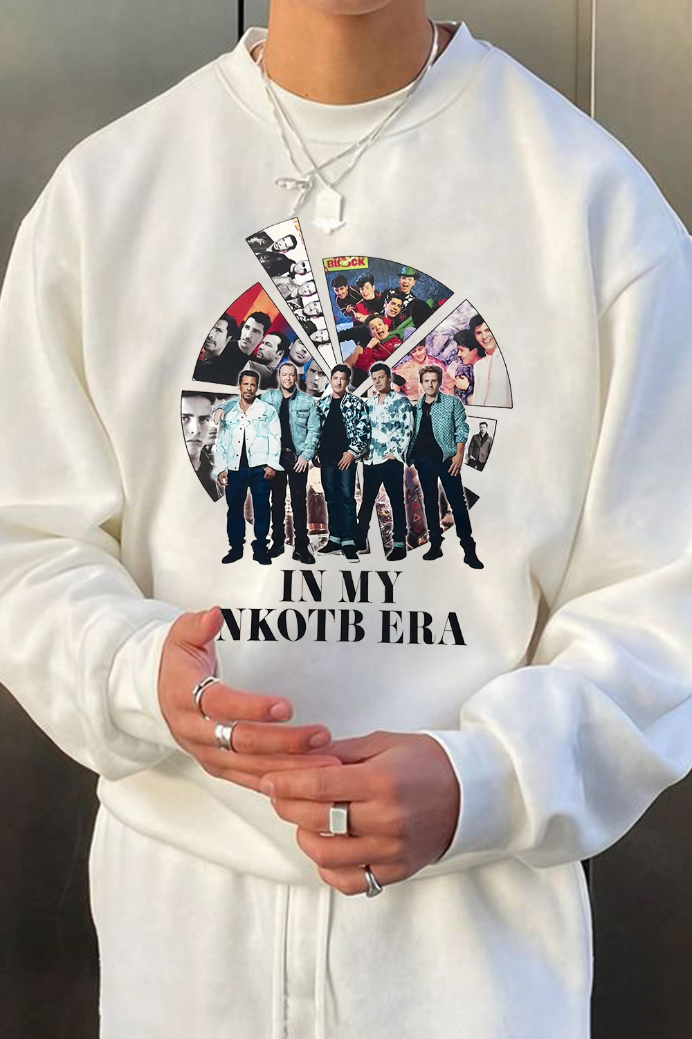 IN MY NKOTB ERA long-sleeved sweatshirt