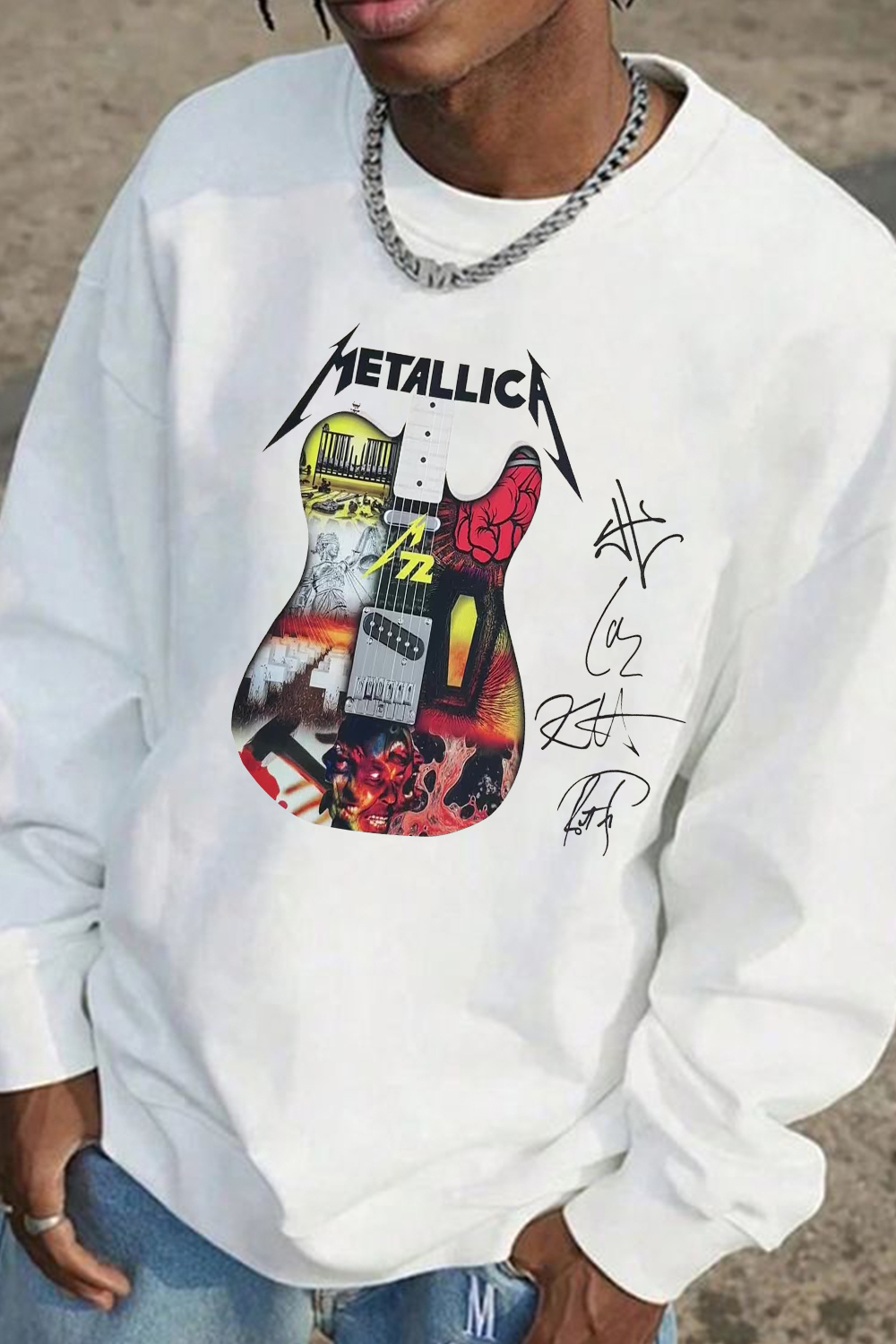 metallica 2025 men sweatshirt