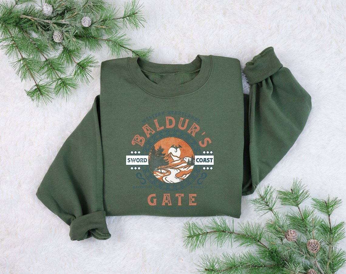 Baldurs Gate 3 Adventure Awaits Sweatshirt - Women