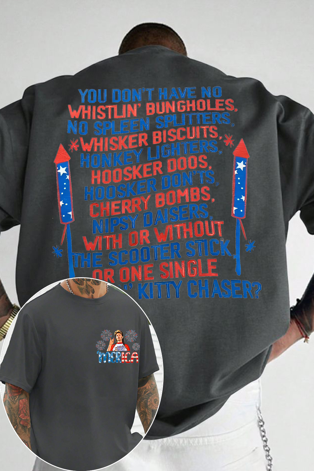 4th of July 2-Sided T-Shirt