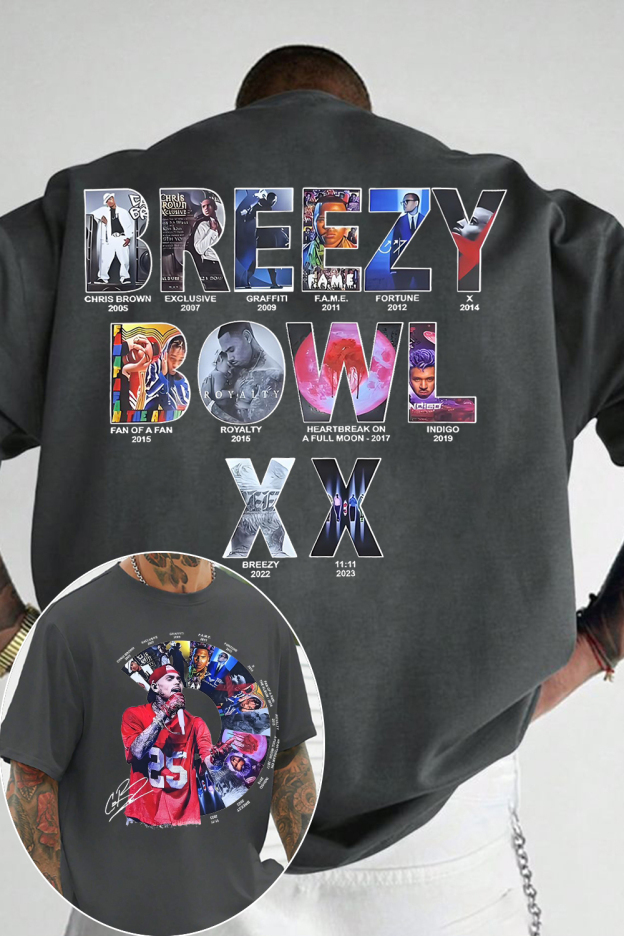 cb 2-side printed Tee For Men