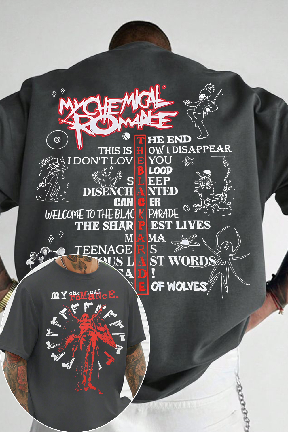 MCR 2-sided printed tee