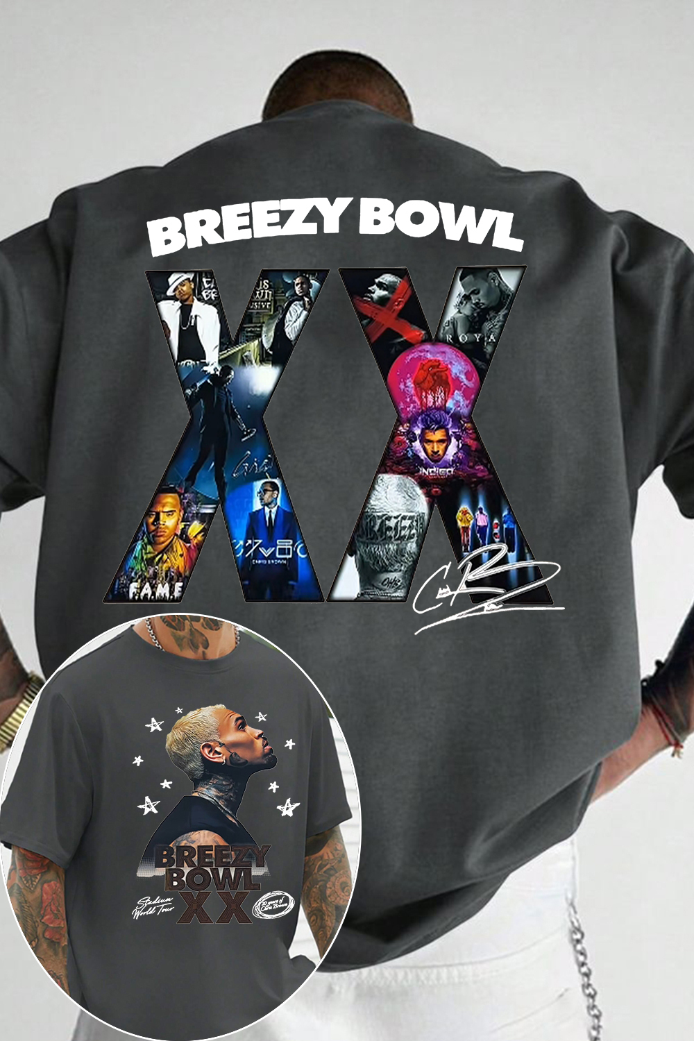 2 Sided CB Graphic Shirt For Women