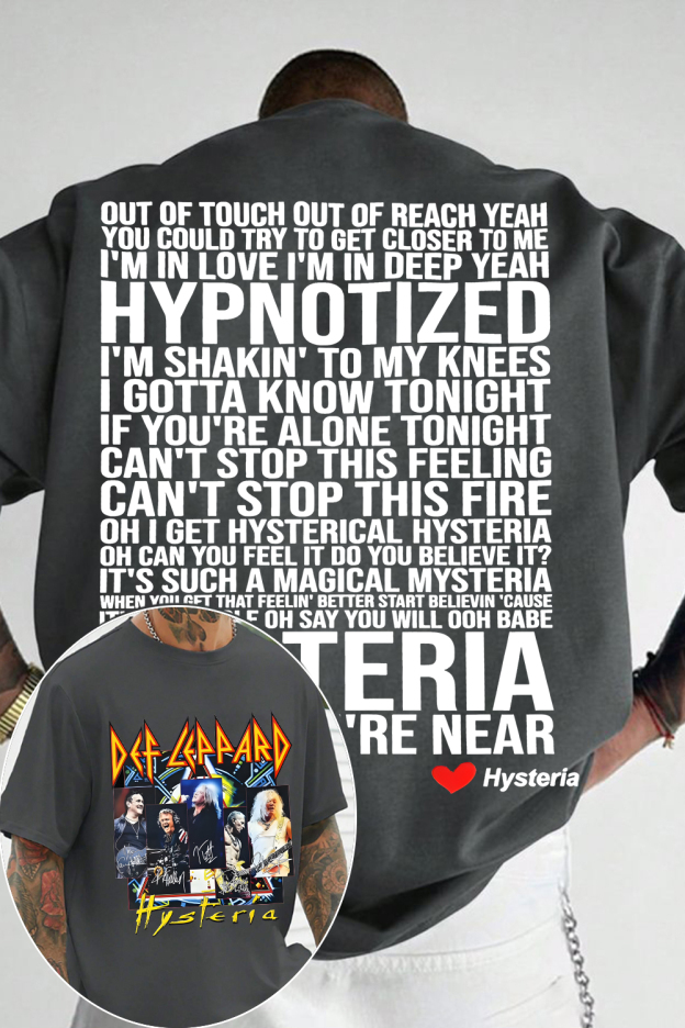 Defleppard rockband shirt