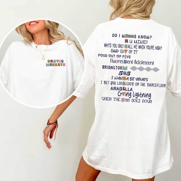 Arctic Monkeys 2 side T-Shirts