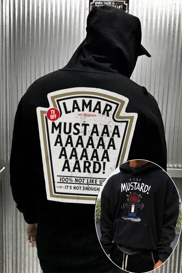 Kendrick Lamar GNX Mustard 2 Sides Tee For Men