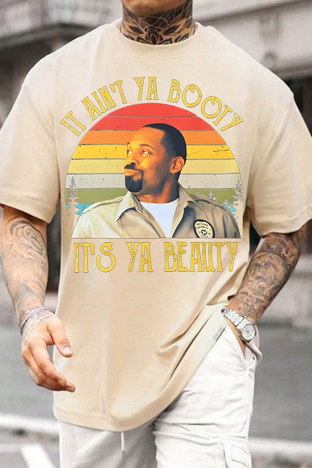Day-Day It ain't Ya Booty It's Ya Beauty Vintage T-Shirt Friday1995 Movie T-Shirt