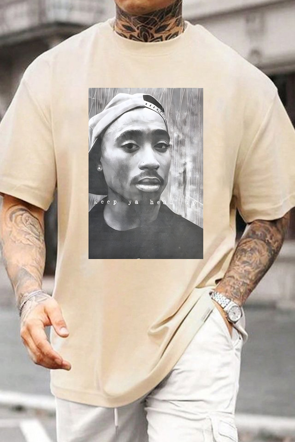 2Pac 90s Rappers Graphic Tee For Men