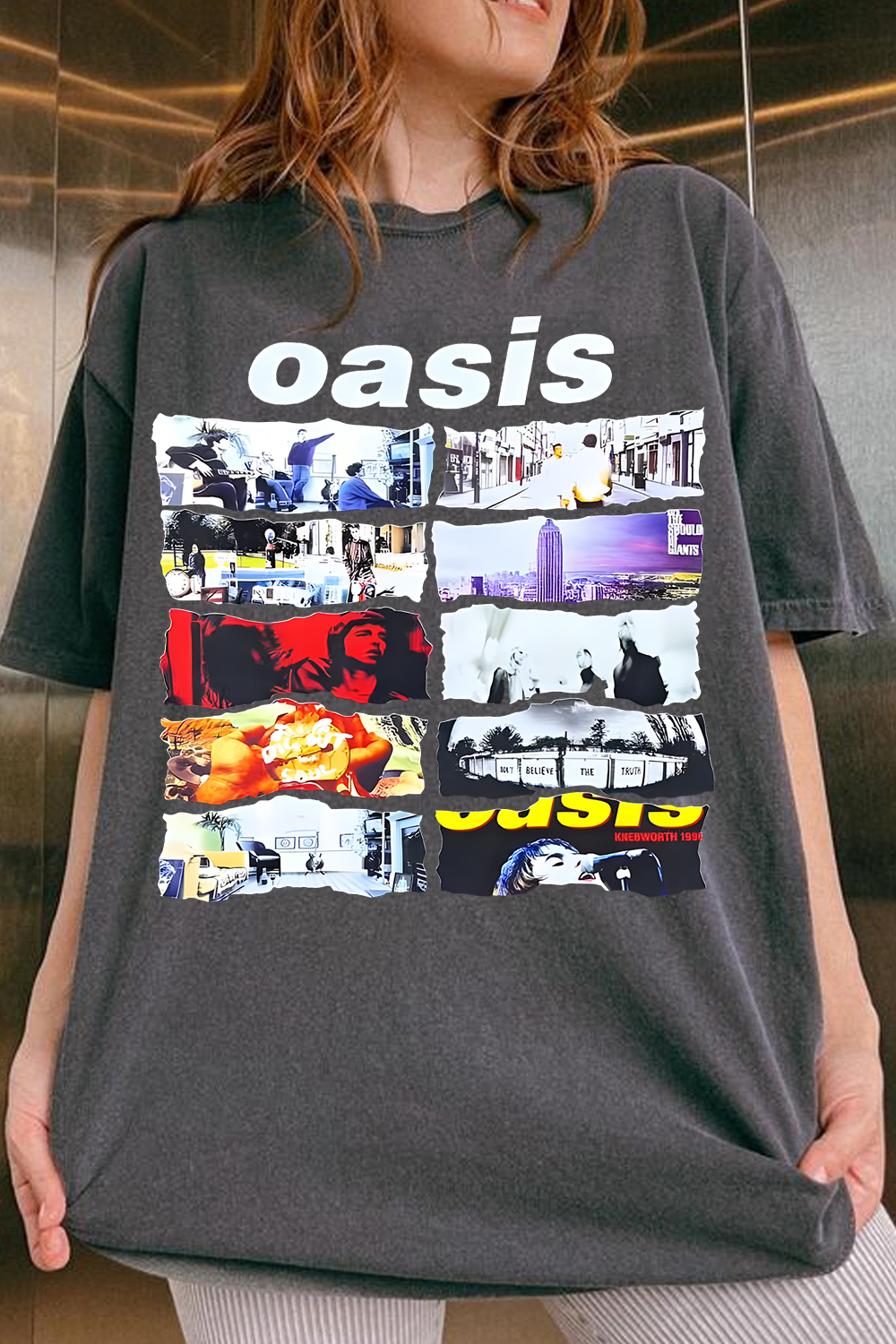 Oasis Unisex T Shirt Definitely Maybe Promo Official Reunion Tour 2025