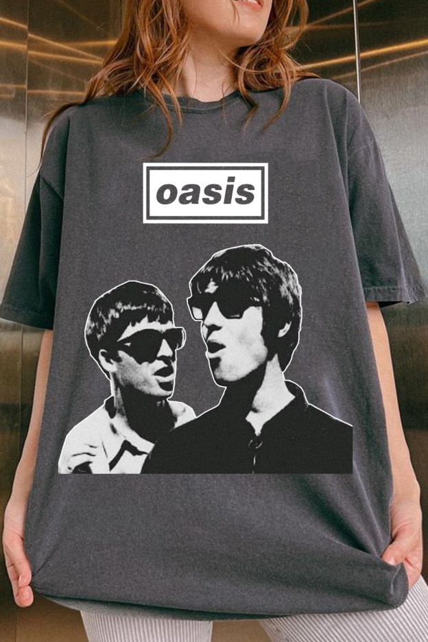 Oasis Unisex T Shirt Definitely Maybe Promo Official Reunion Tour 2025