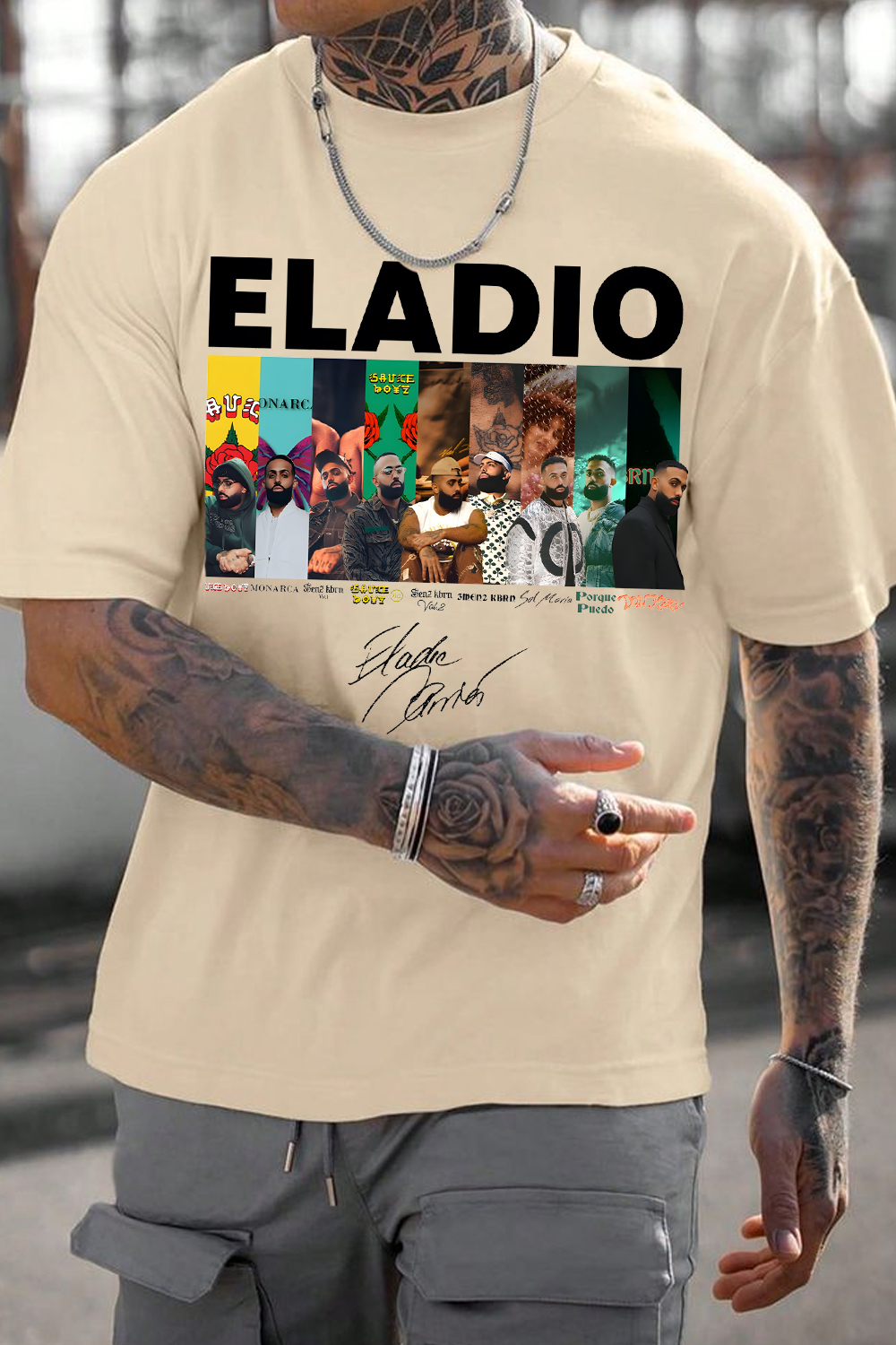 Graphic Album Eladio Shirt, Eladio Carrión Unisex T-Shirt 