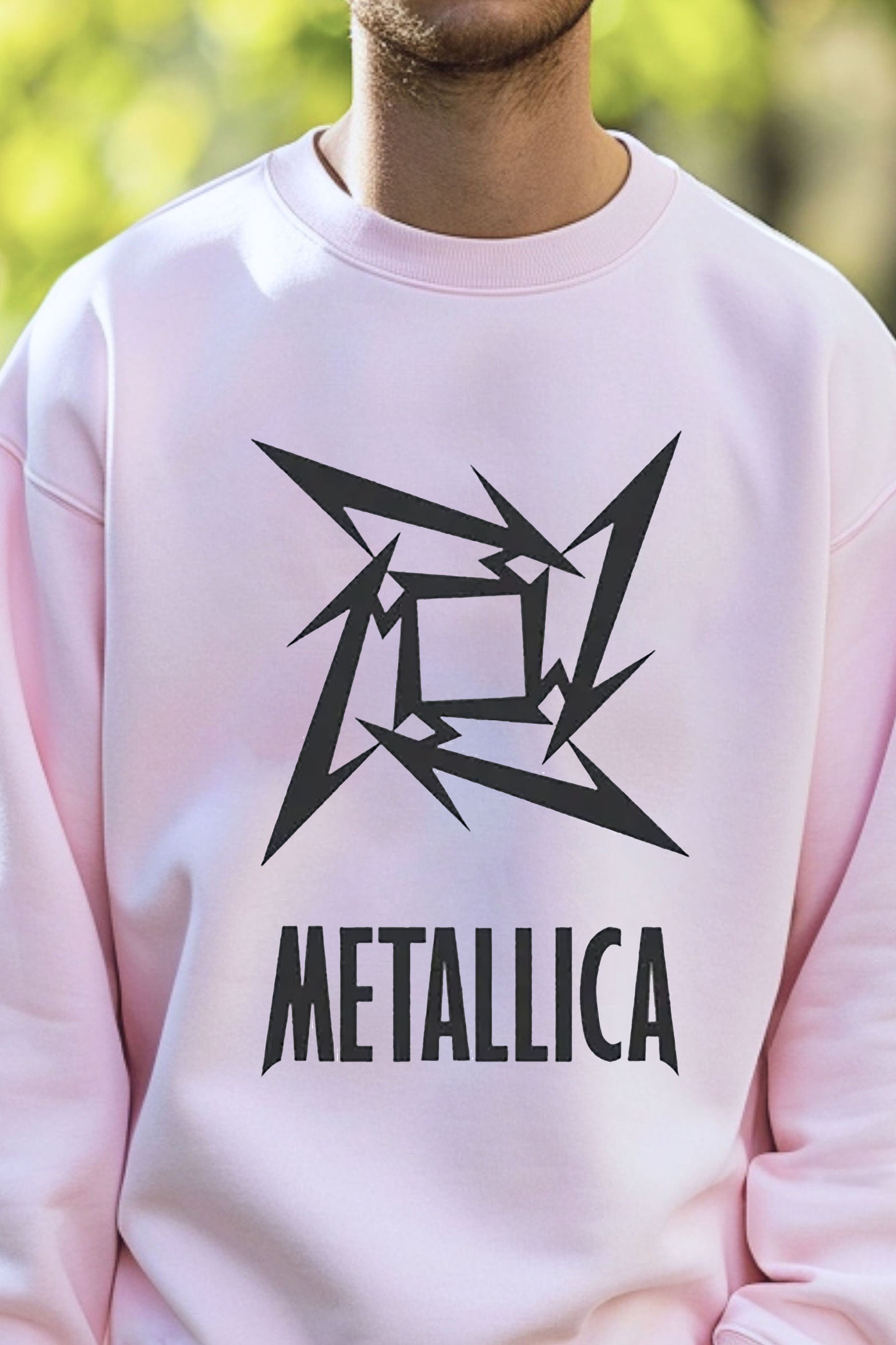 Metallica logo men sweatshirt