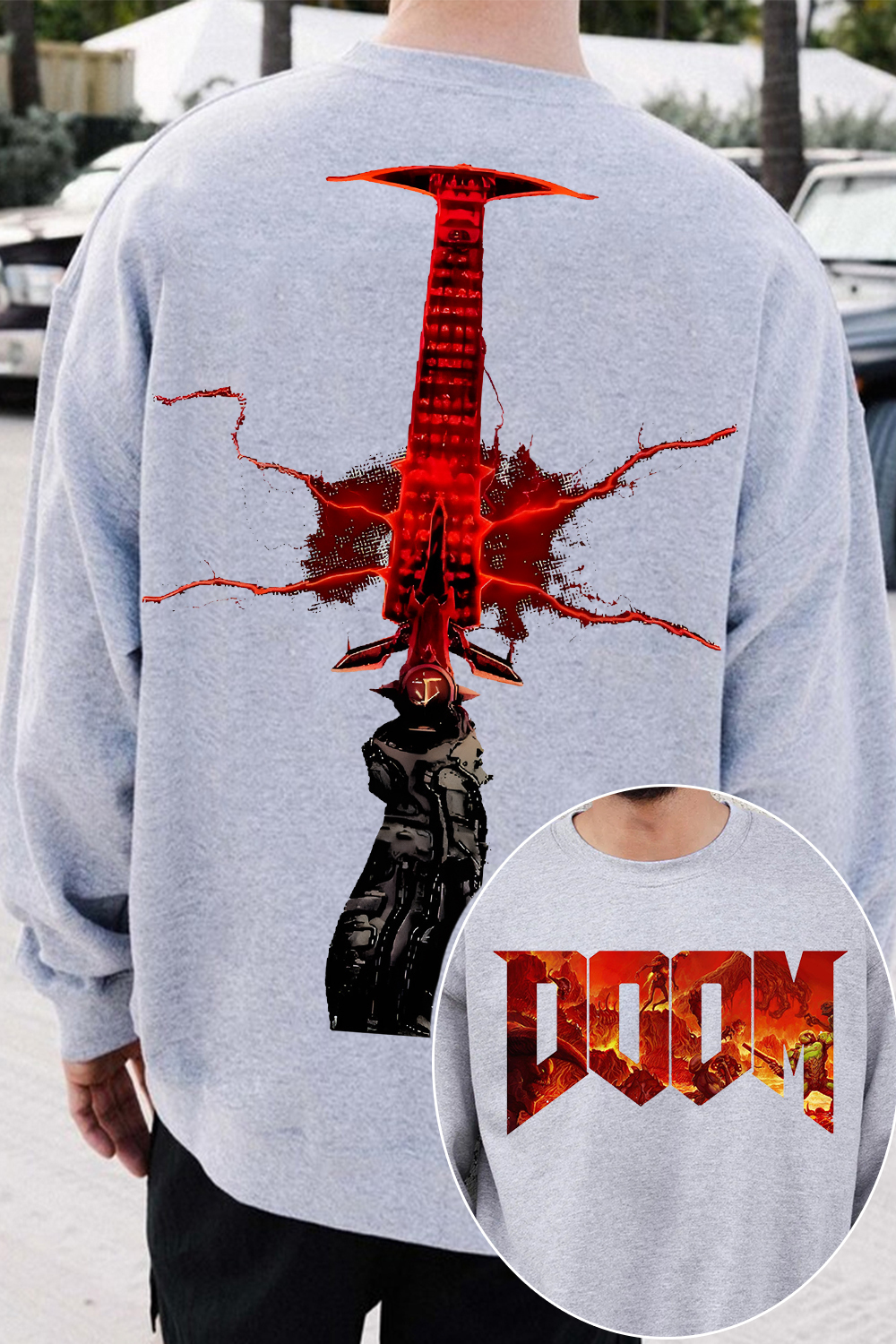 Doom Slayer Crucible Sword Sweatshirt