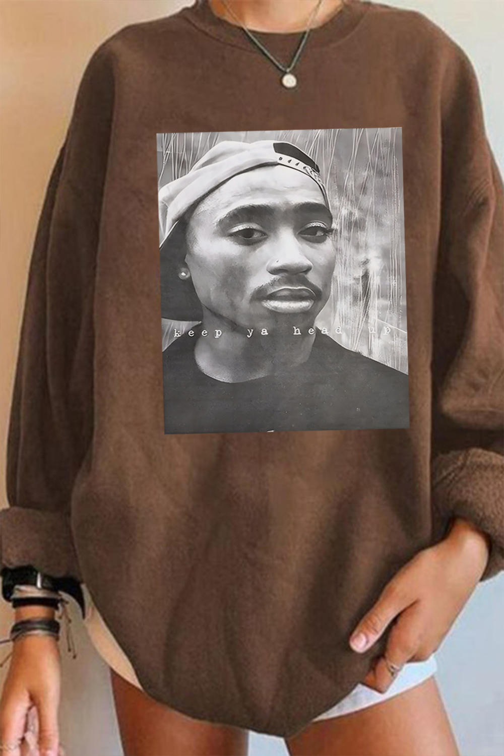 2Pac 90s Rappers Graphic sweatshirt For Women
