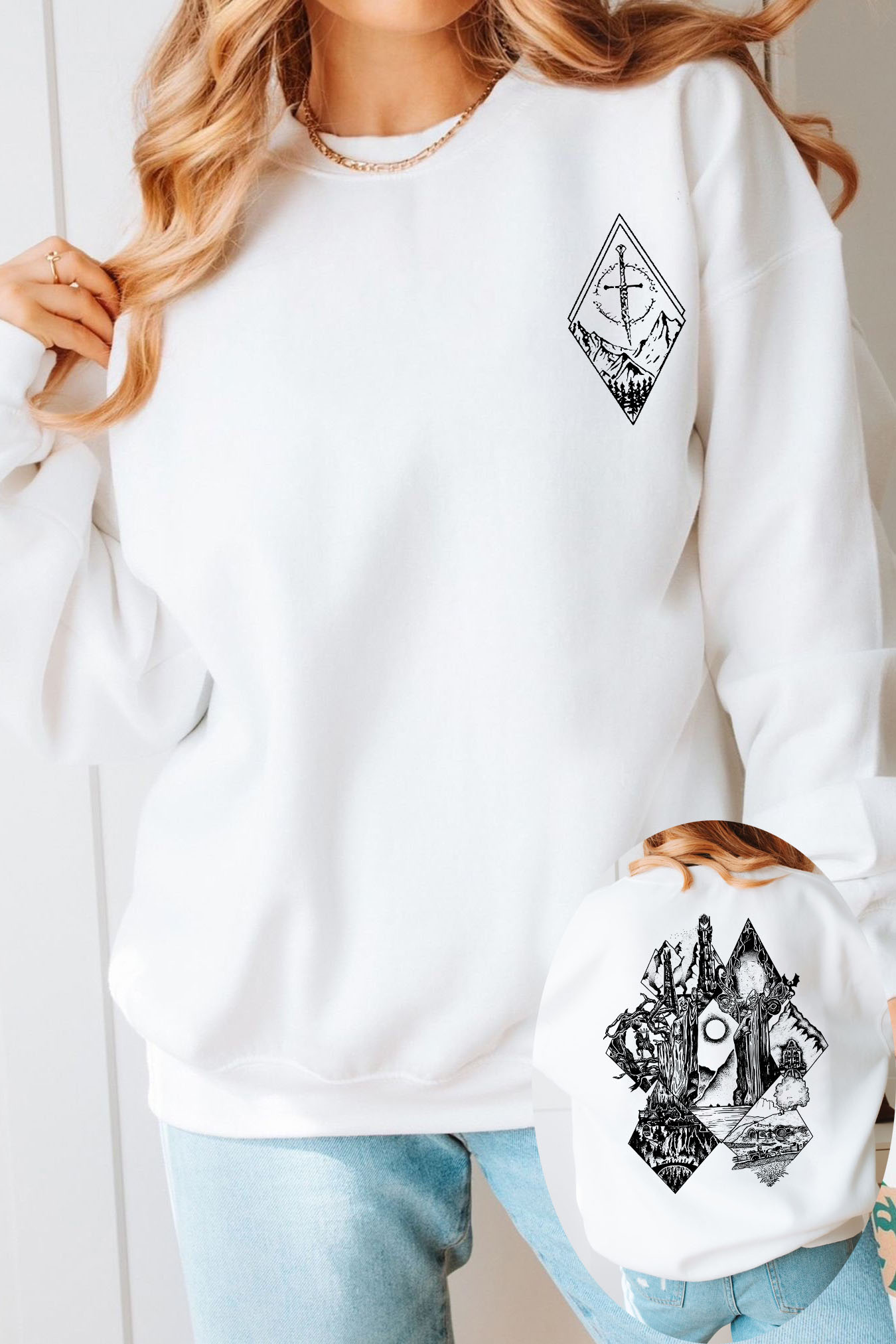 Middle Earth Lotr Sweatshirt For Women