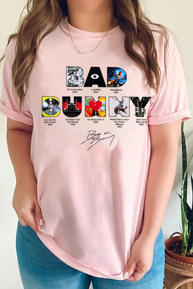 badbunny albums t-shirt