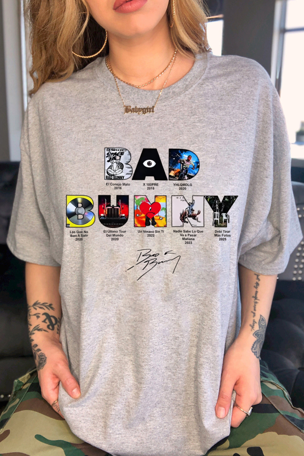 badbunny albums t-shirt