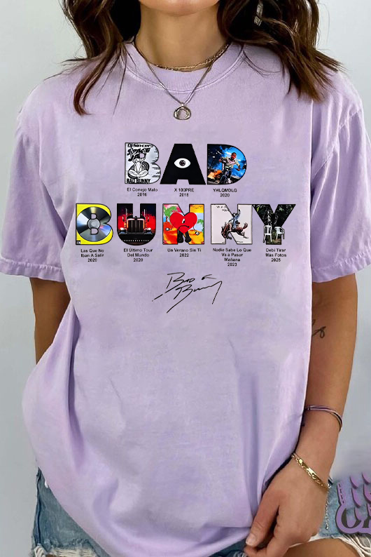 badbunny albums t-shirt