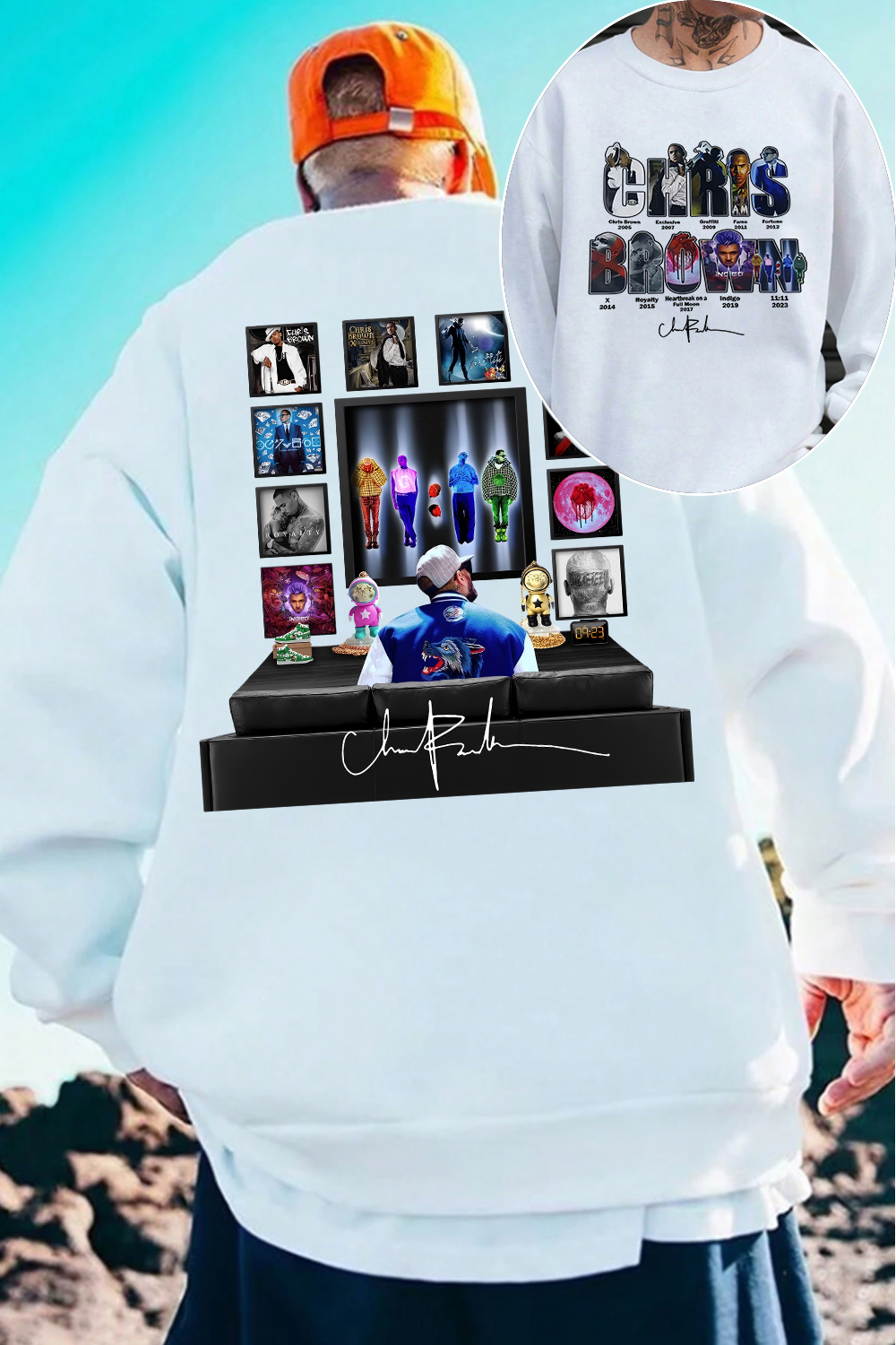 Chris Brown Concert Sweatshirt For Men