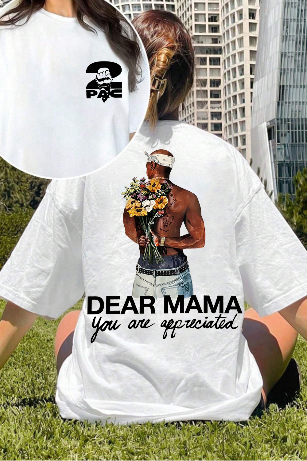 2pac Two-Sided Women Tee